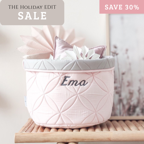 Quilted Store Away - Petal Pink (Discount applied at checkout)